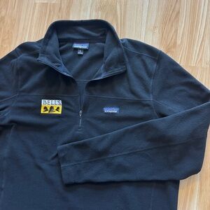 Patagonia Bell’s Brewing Performance Quarter Zip Fleece Pullover- Men’s XL